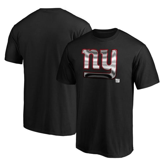 Men's Black New York Giants Midnight Mascot Team Logo T-Shirt
