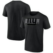 Men's Black New York Giants Tonal Logo Block T-Shirt