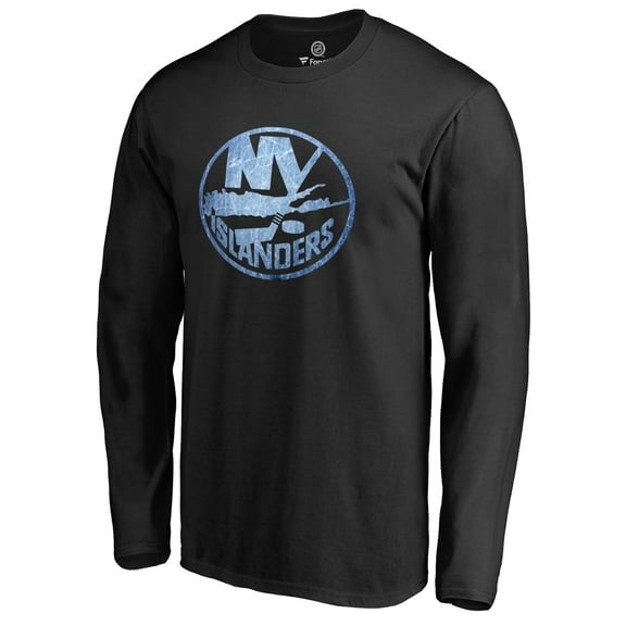 Men's Black New York Islanders Pond Hockey Long Sleeve T-Shirt