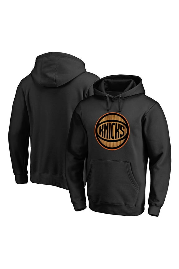 Men's Black New York Knicks Hardwood Pullover Hoodie