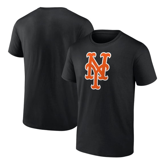 Men's Black New York Mets Official Logo T-Shirt