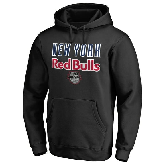 Men's Black New York Red Bulls Arch Smoke Pullover Hoodie