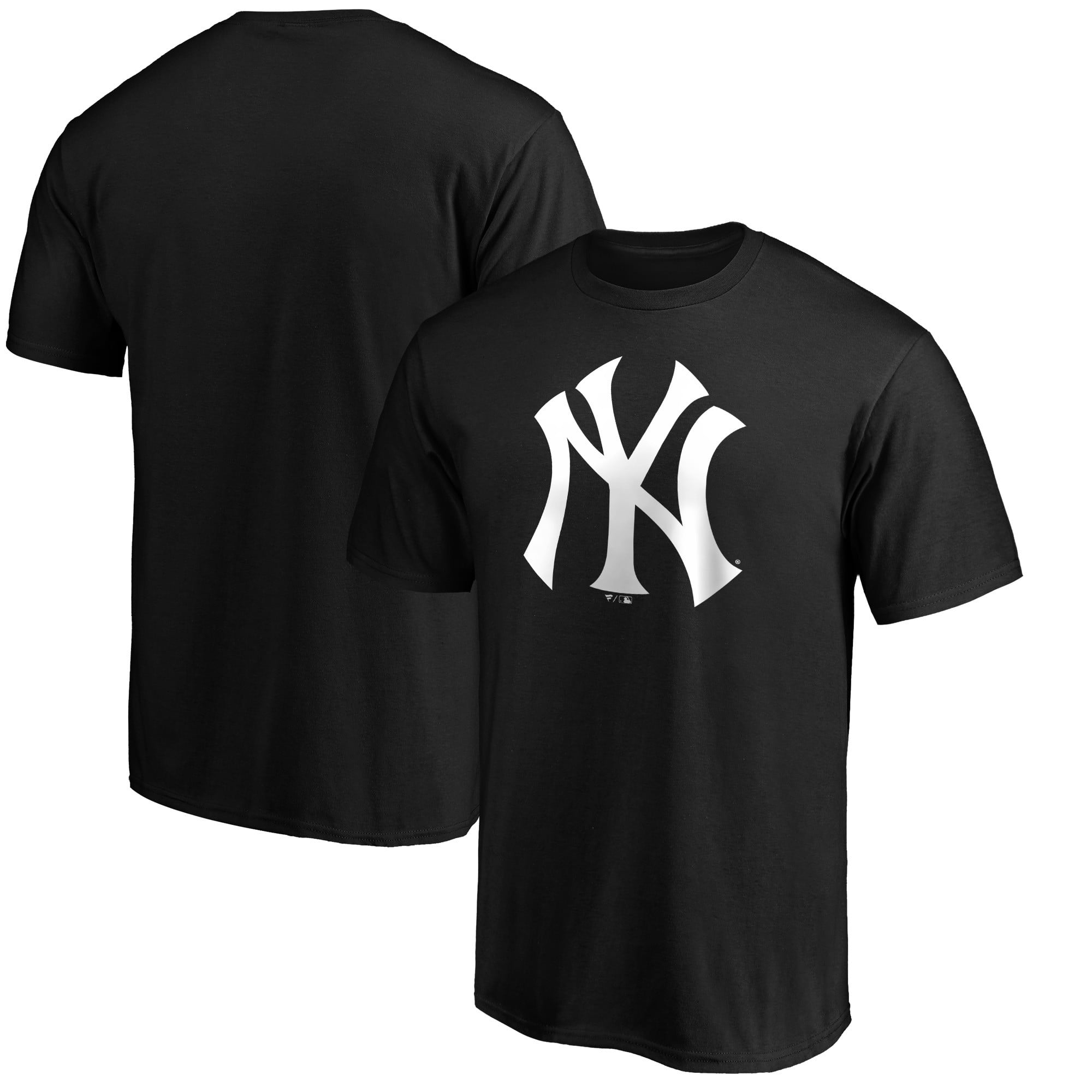 Men's Black New York Yankees Primary Logo T-Shirt - Walmart.com