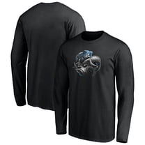 Men's Black North Carolina Tar Heels Midnight Mascot Long Sleeve T-Shirt