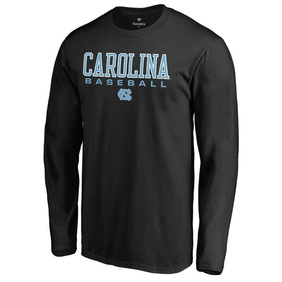 Men's Black North Carolina Tar Heels Team Unity Baseball Long Sleeve T-Shirt