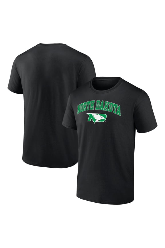 Men's Black North Dakota Campus T-Shirt