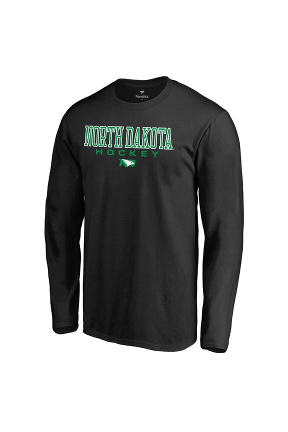 Men's Black North Dakota Team Unity Hockey Long Sleeve T-Shirt