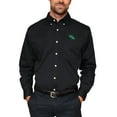 thumbnail image 1 of Men's Black North Texas Mean Green Wicked Woven Long Sleeve Button-Down Shirt, 1 of 1