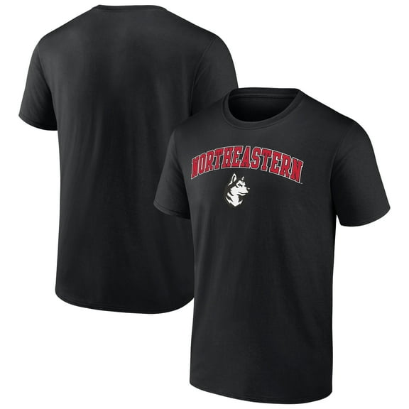 Men's Black Northeastern Huskies Campus T-Shirt