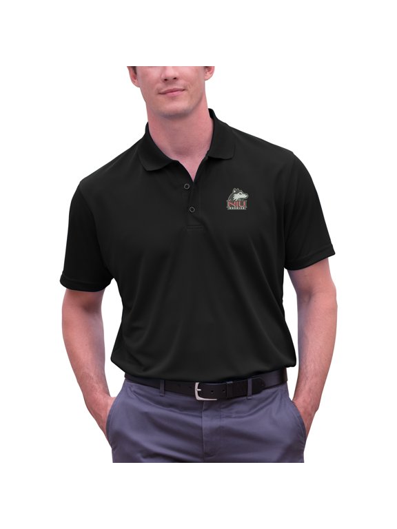 Men's Black Northern Illinois Huskies Big & Tall Vansport Omega Tech Polo