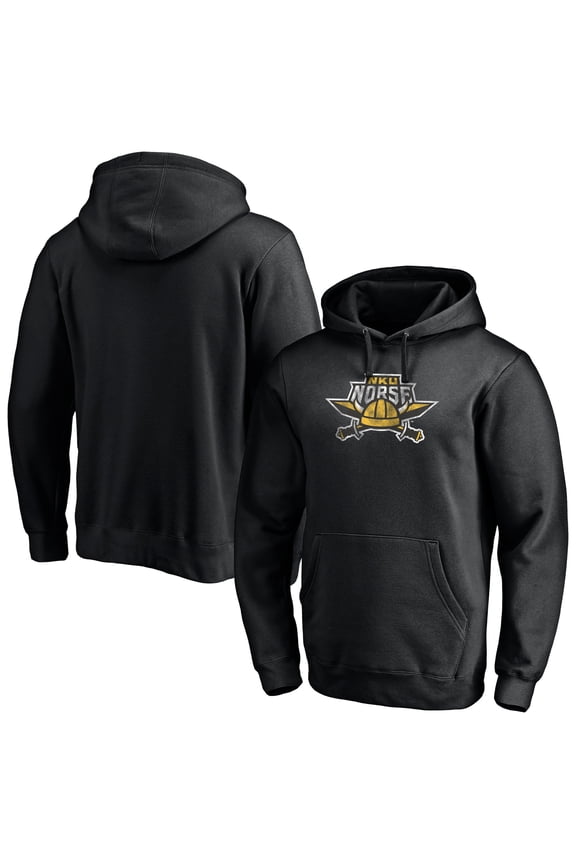 Men's Black Northern Kentucky University Norse Primary Logo Pullover Hoodie