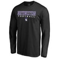 thumbnail image 1 of Men's Black Northwestern Wildcats Team Unity Football Long Sleeve T-Shirt, 1 of 3