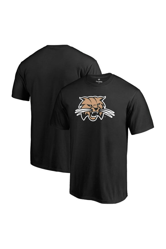 Men's Black Ohio Bobcats Primary Logo T-Shirt