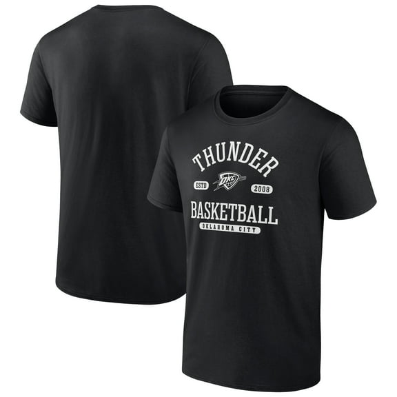 Men's  Black Oklahoma City Thunder Danger Zone T-Shirt