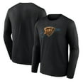 thumbnail image 1 of Men's  Black Oklahoma City Thunder Hardwood Long Sleeve T-Shirt, 1 of 3