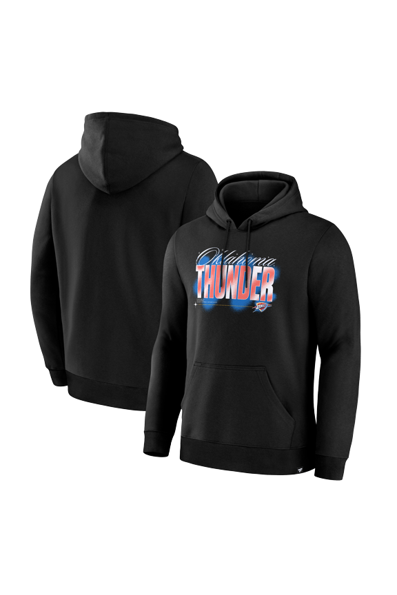 Men's Black Oklahoma City Thunder SOS Hoodie