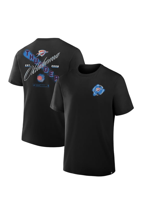 Men's Black Oklahoma City Thunder SOS T-Shirt