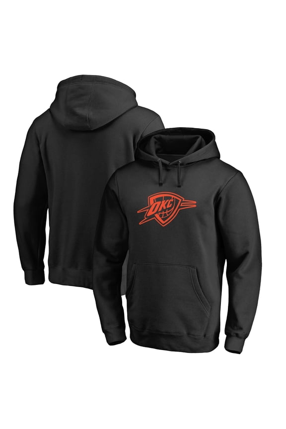 Men's Black Oklahoma City Thunder Taylor Pullover Hoodie