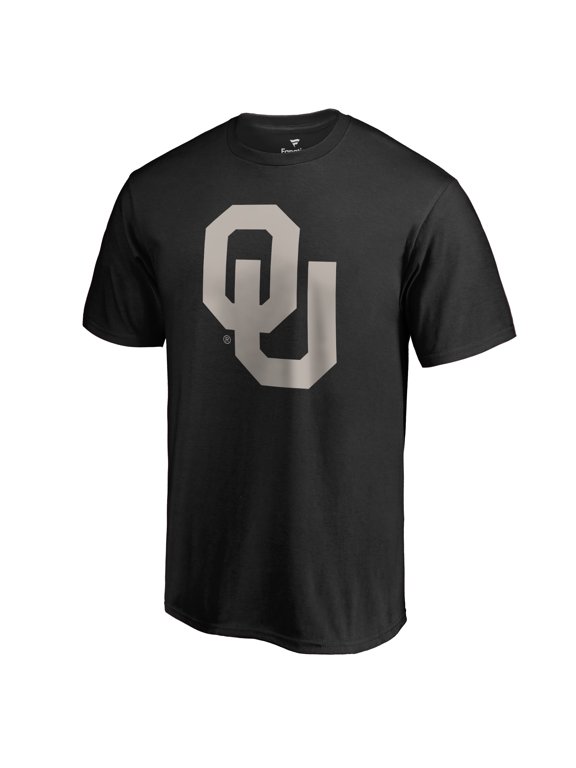 Men's Black Oklahoma Sooners Cloak T-Shirt