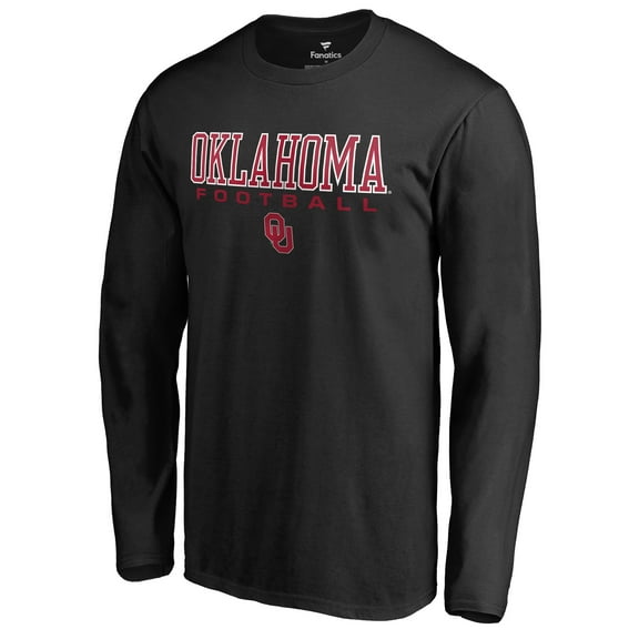 Men's Black Oklahoma Sooners Team Unity Football Long Sleeve T-Shirt