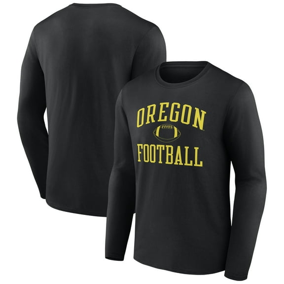 Men's Black Oregon Ducks First Sprint Team Long Sleeve T-Shirt