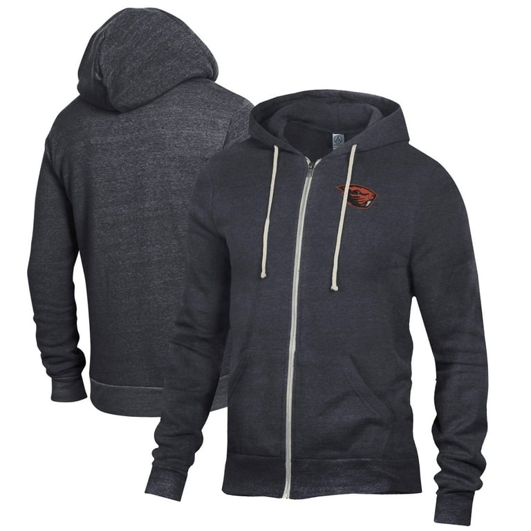 Men s Black Oregon State Beavers Rocky Full Zip Hoodie Walmart