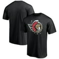 thumbnail image 1 of Men's Black Ottawa Senators Snow Logo T-Shirt, 1 of 4