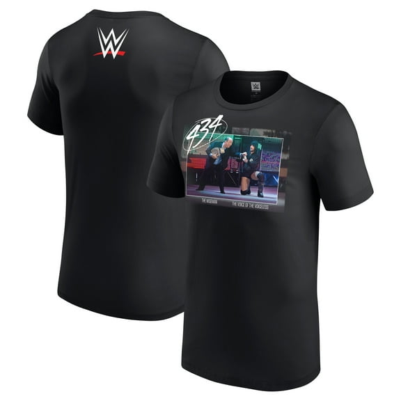 Men's Black Paul Heyman & CM Punk T-Shirt