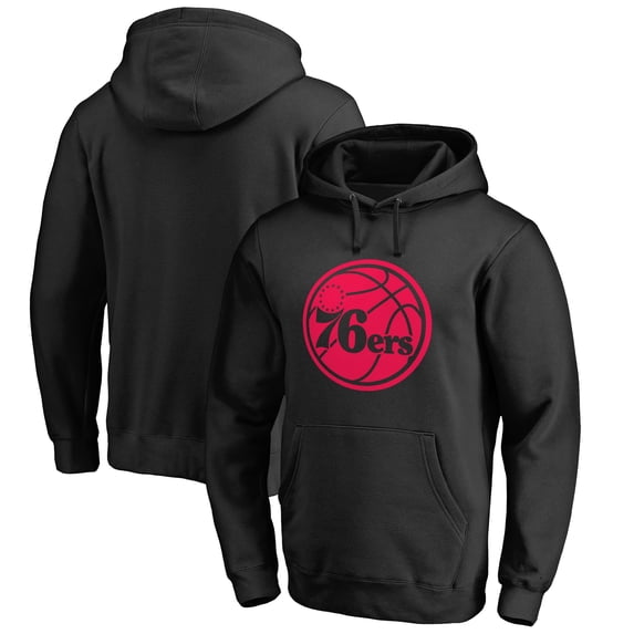 Men's Black Philadelphia 76ers Taylor Pullover Hoodie