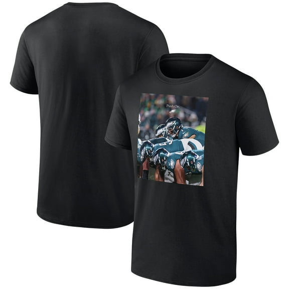 Men's Black Philadelphia Eagles Push On T-Shirt