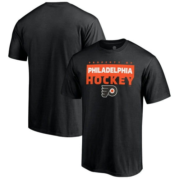 Men's Black Philadelphia Flyers Gain Ground T-Shirt