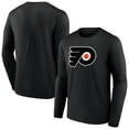 thumbnail image 1 of Men's Black Philadelphia Flyers Primary Logo Team Long Sleeve T-Shirt, 1 of 3