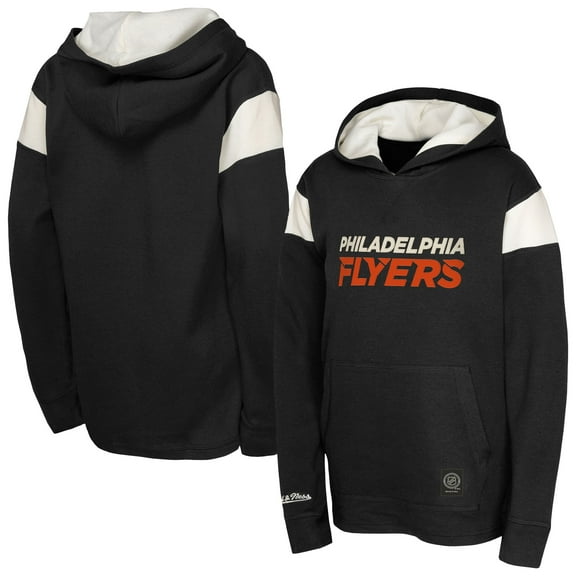 Youth Black Philadelphia Flyers Thermal Lightweight Pullover Hoodie