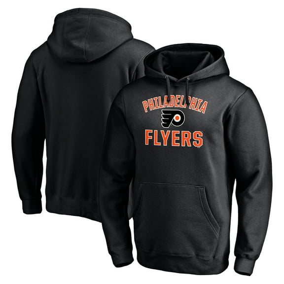 Men's Black Philadelphia Flyers Victory Arch Pullover Hoodie