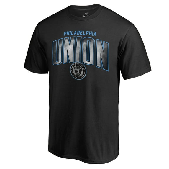 Men's Black Philadelphia Union Arch Smoke T-Shirt