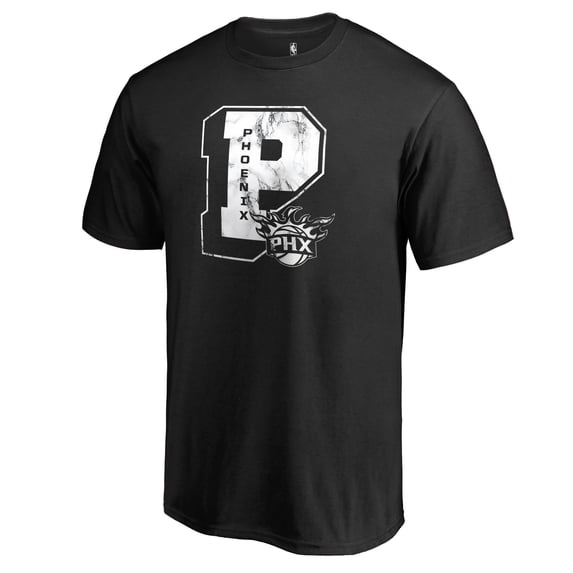 Men's Black Phoenix Suns Letterman T-Shirt