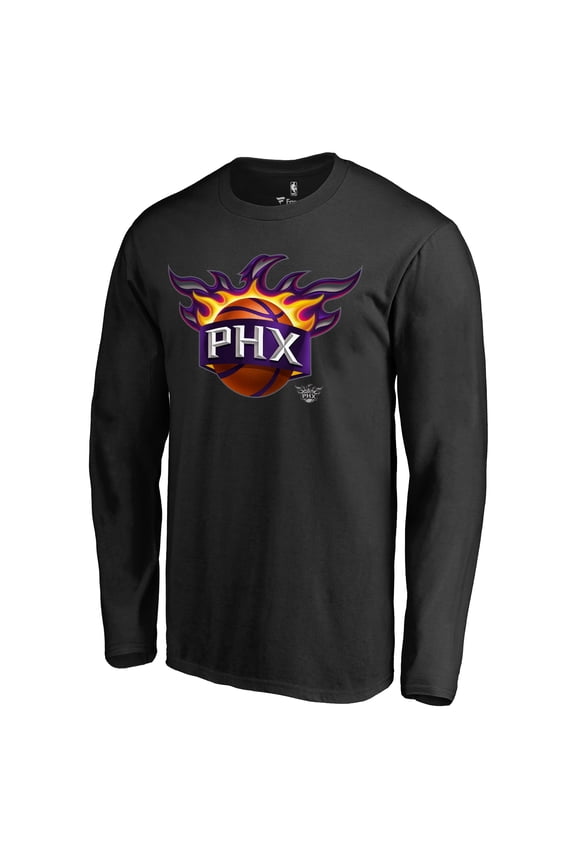 Men's Black Phoenix Suns Midnight Mascot Long Sleeve T-Shirt