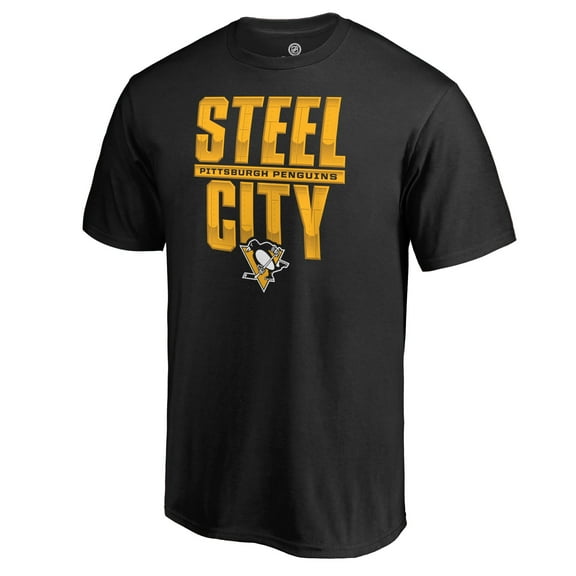 Men's Black Pittsburgh Penguins Hometown Collection Local T-Shirt