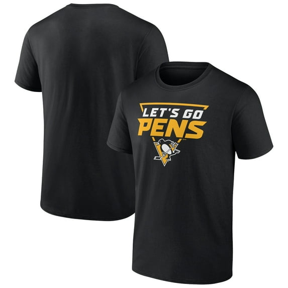 Men's Black Pittsburgh Penguins Ice Cluster T-Shirt
