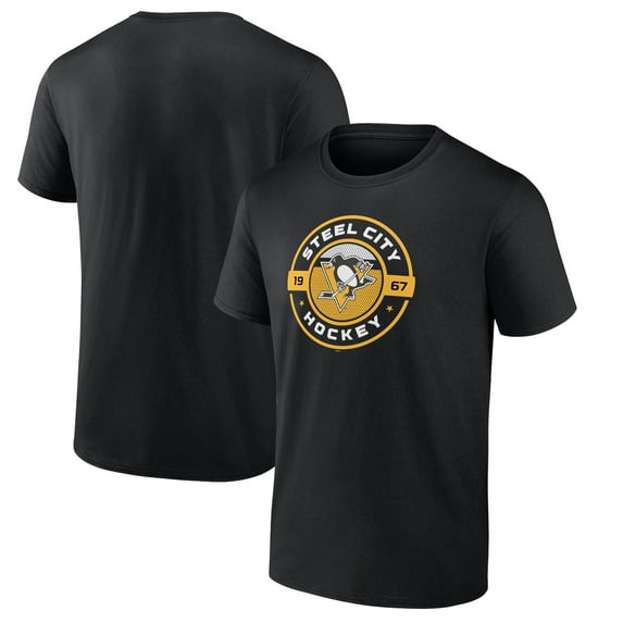 Men's Black Pittsburgh Penguins Native T-Shirt