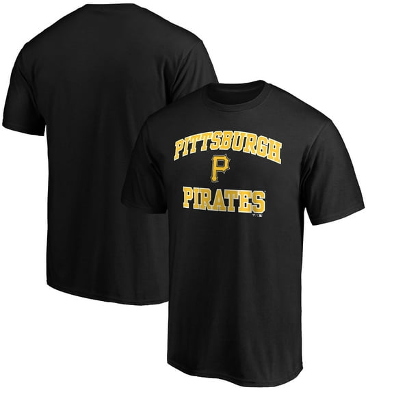 Men's Black Pittsburgh Pirates Heart & Soul T-Shirt