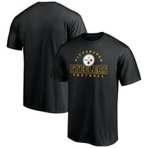 Men's Black Pittsburgh Steelers Dual Threat T-Shirt
