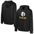 thumbnail image 1 of Men's Black Pittsburgh Steelers Streak Fleece Pullover Hoodie, 1 of 3