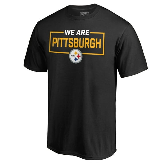 Men's Black Pittsburgh Steelers We Are Icon T-Shirt