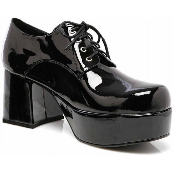 Funtasma JAZZ-02 - 3 1/2" Heel Men Black Pat Disco Platform Shoes-Blk Pat-L