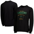 thumbnail image 1 of Men's Black Portland Timbers Leisure Raglan Pullover Sweatshirt, 1 of 4
