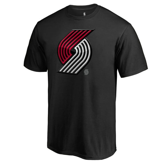Men's Black Portland Trail Blazers Midnight Mascot T-Shirt