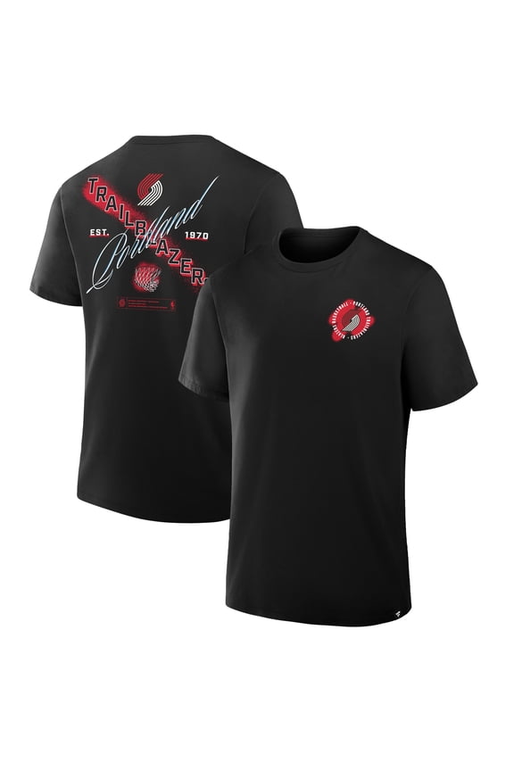 Men's Black Portland Trail Blazers SOS T-Shirt