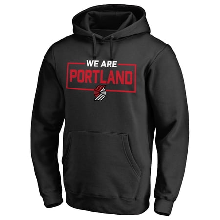 Men's Black Portland Trail Blazers We Are Iconic Collection Pullover Hoodie