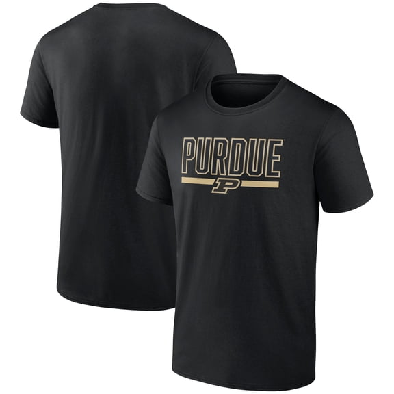 Men's Black Purdue Boilermakers Classic Inline Team T-Shirt